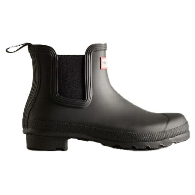 在庫処分特価 HUNTER(ハンター) レディース オリジナル チェルシー ブーツ レインシューズ 国内正規商品 雨靴 WFS2078RMA-BLK ブラック