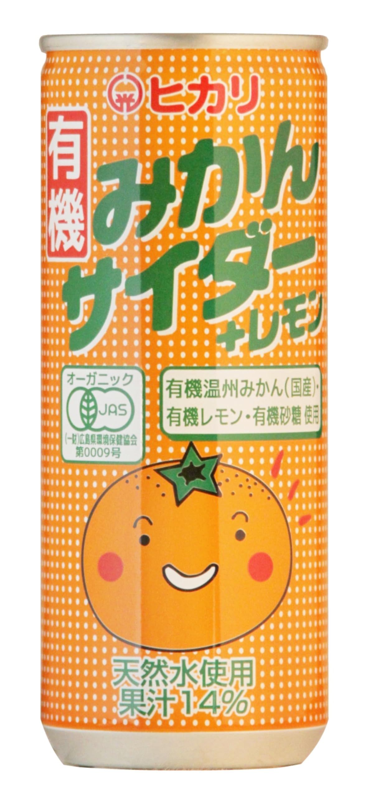 光食品 有機みかんサイダー レモン 250ml×30本