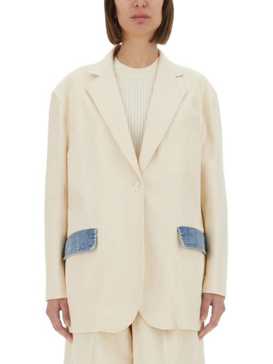 MOSCHINO Women Jackets 05083717 1463 Neutrals