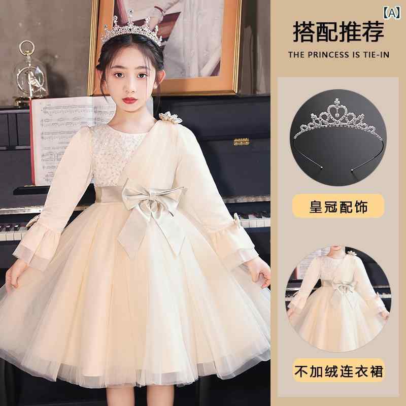 フラワーガール ドレス キッズ ジュニア ファッション 女の子 子供服 ガール 豪華感 かわいい プリンセス イベント 結婚式 パーティー 衣装 発表会 誕生会