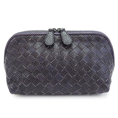訳ありボッテガヴェネタ コスメポーチ BOTTEGAVENETA ポーチ KARUNG/カルング レザー VIOLET/バイオレット 132534 VQ361 5102 50,820円