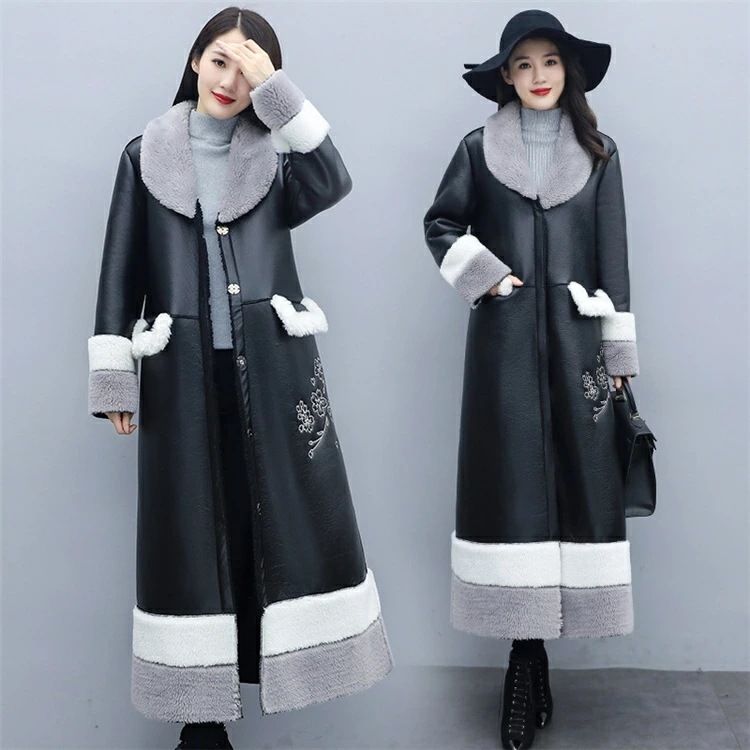 ロングコート オーバー レディース 冬 厚手 チェスターコート アウター ジャケット 刺繍 体型カバー 大きいサイズ おしゃれ 通勤 30代 40代