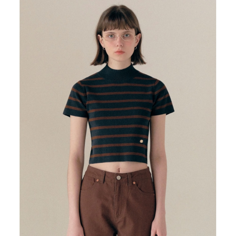 ロラローラハーフネックストリンネイビー