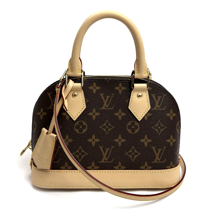 LOUIS VUITTON ルイ・ヴィトン アルマBB 2Wayショルダーバッグ モノグラム M46990 ICチップ レディース 中古 極美品
