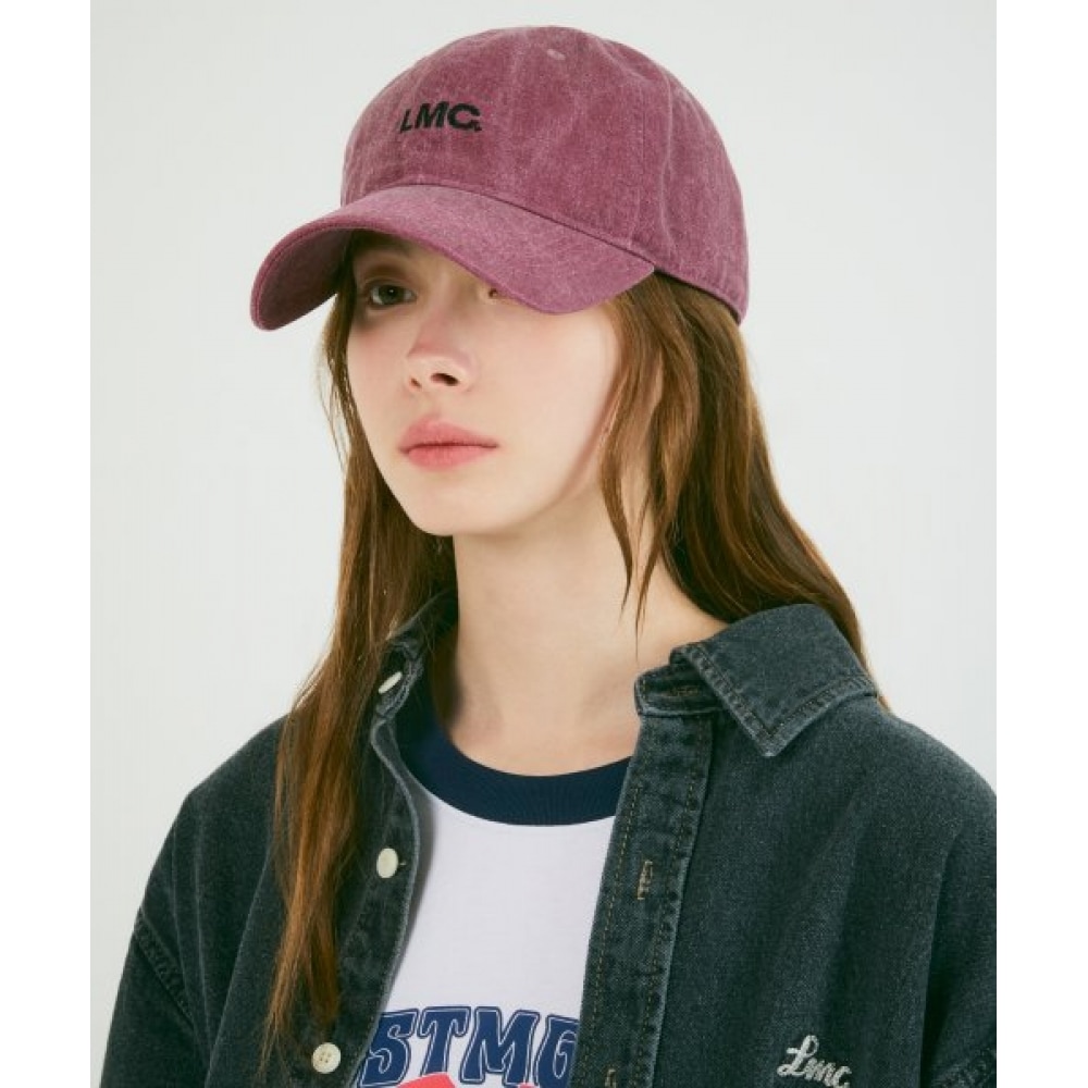 LMC (LMC) オグロゴ 6パネルキャップダークピンク