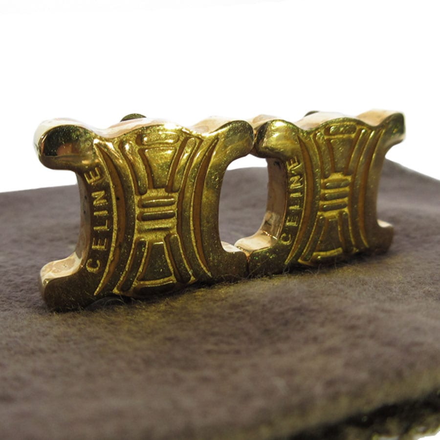 セリーヌ CELINE イヤリング メタル ゴールド レディース s0490k