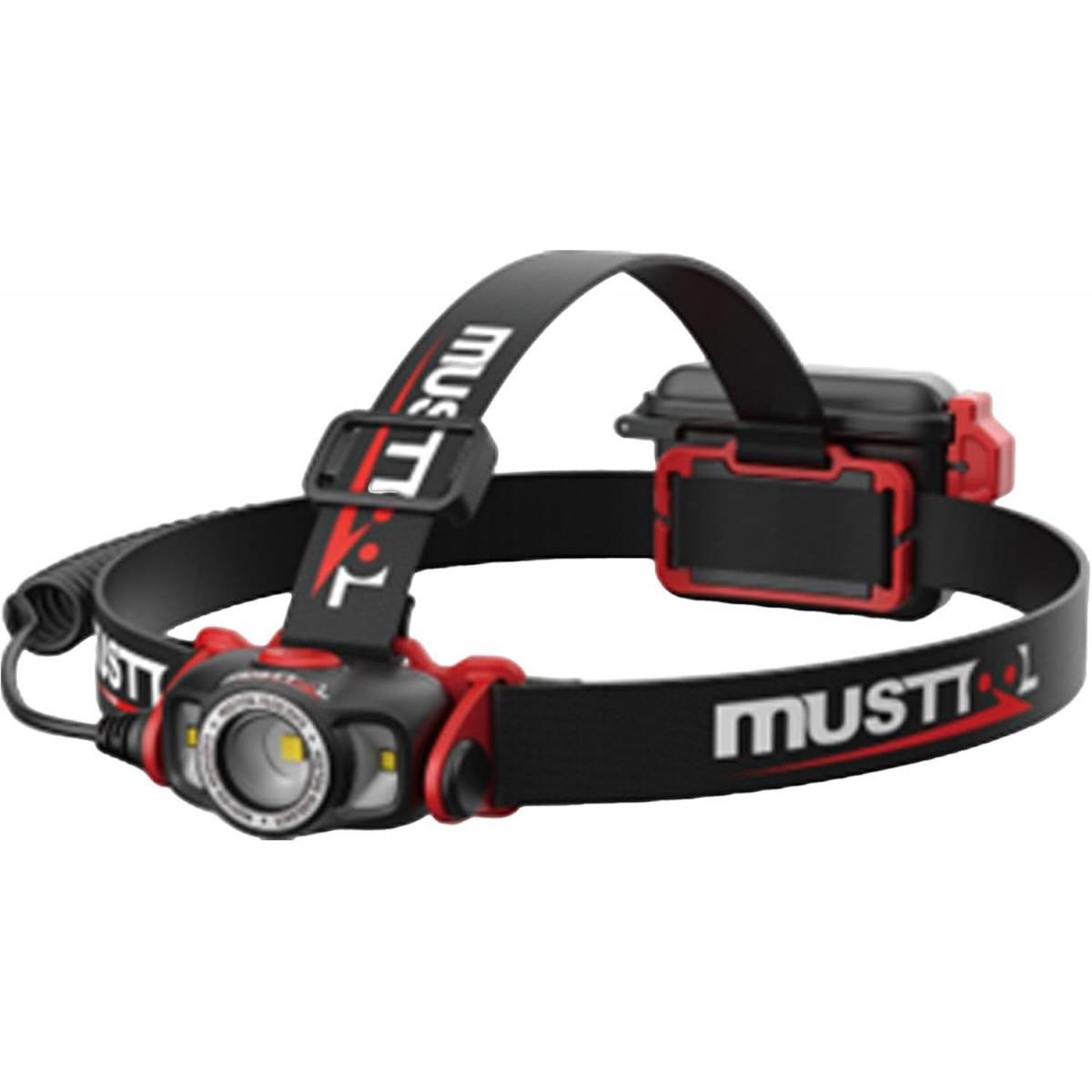 Must Tool マストツールMHL-HFW400RD ハイブリッドヘッドライト フラットビーム 高演色 充電池付属 400ルーメン