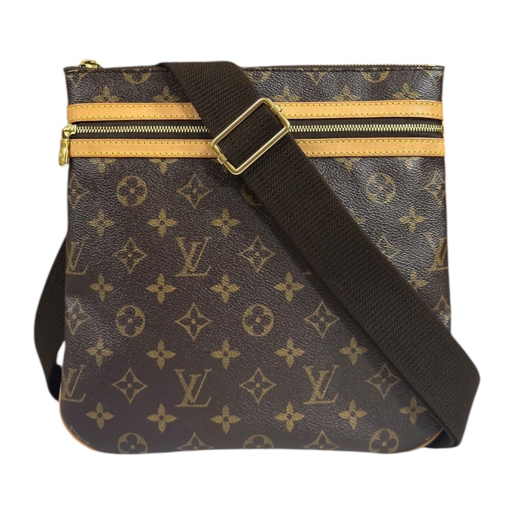 ルイヴィトン ポシェットボスフォール モノグラム ショルダーバッグ モノグラムキャンバス M40044 ブラウン LOUIS VUITTON 中古