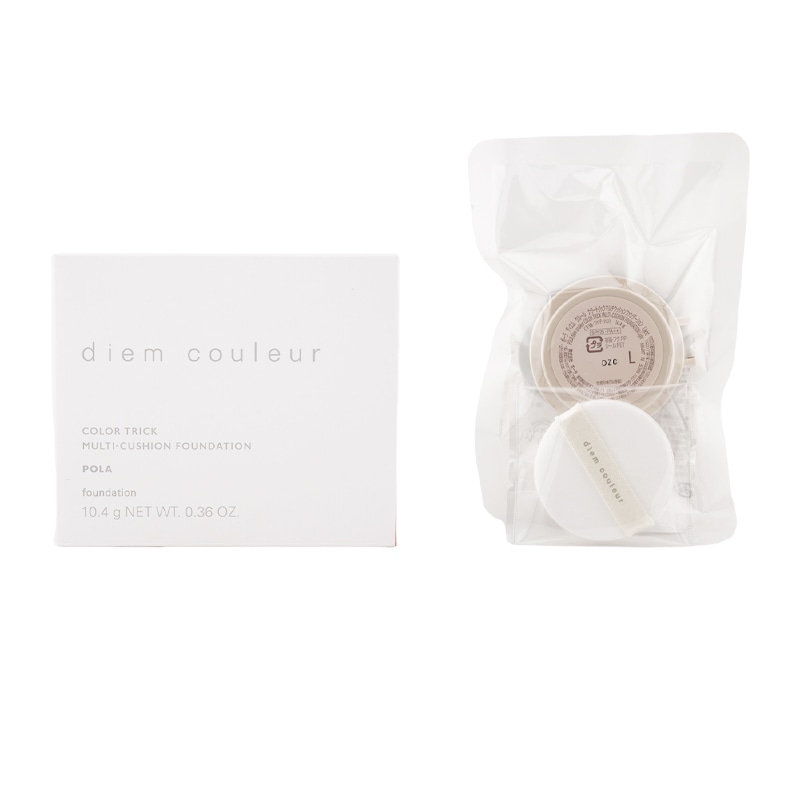 ディエム クルール カラートリックマルチクッションファンデーション Light 10.4g SPF 25 PA++ 虹色シアーファンデ[ギフトラッピング対応]