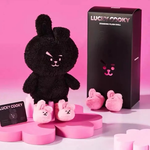 BTS LUCKY COOKY ぬいぐるみ ブラック エディション 3 限定版 公式グッズ