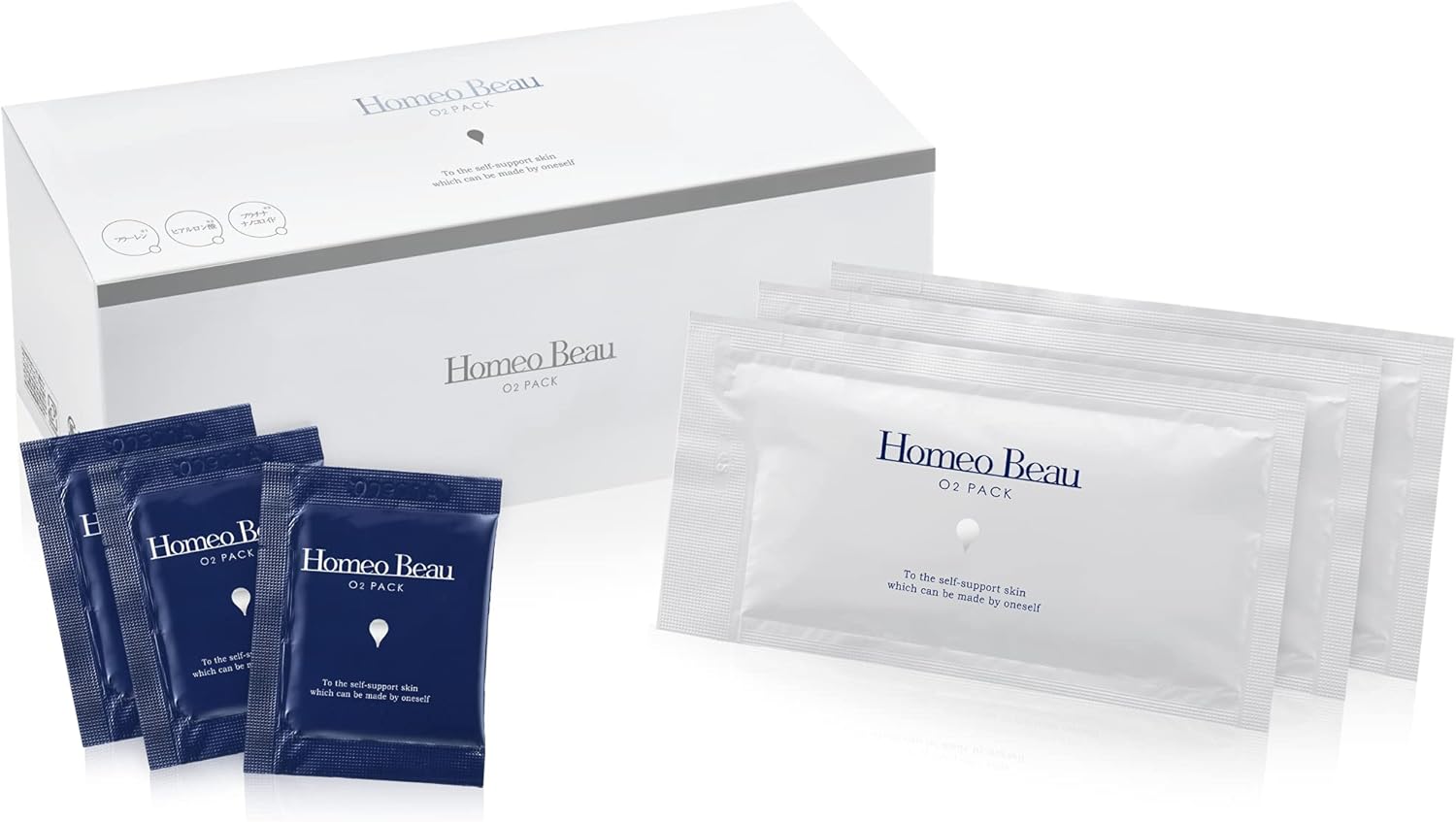 ホメオバウ(Homeo Beau) オーツーパック フラーレン 炭酸パック (10回入)