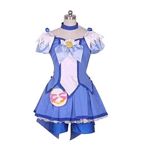 スマイルプリキュア!青木れいか 風コスプレ衣装 変装 コスチューム イベント仮装 キャラクター仮