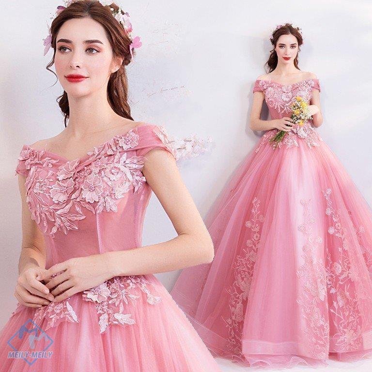 ウエディングドレス カラー ピアノ演奏会 安い ロングドレス 結婚式 花嫁ドレス 二次会 パーティー