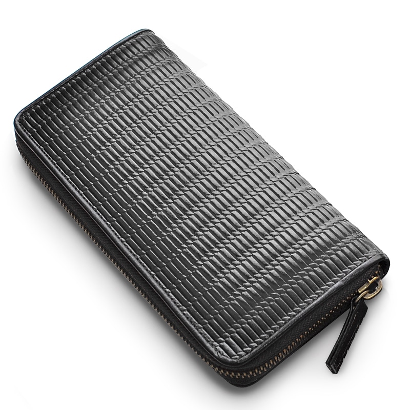 【新規OPEN】【期間限定セール】【激安】【新品未使用】牛革　和風メッシュ（畳）加工　グラデーション　男女兼用　日本製　ラウンドファスナーロングウォレット　WMG-RLW　グレーグラデーション