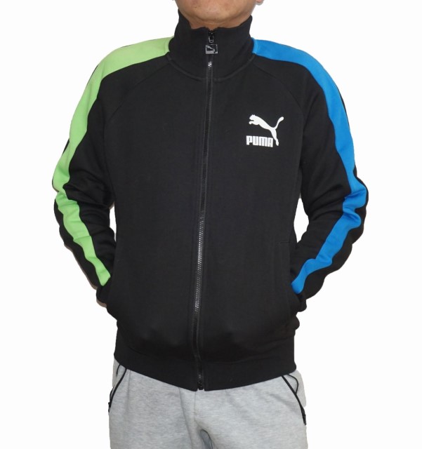 T7 トラックジャケット 531377 メンズ ヴィンテージ 黒 青 緑 ブラック ブルー グリーン 春物 秋物 ジャージ