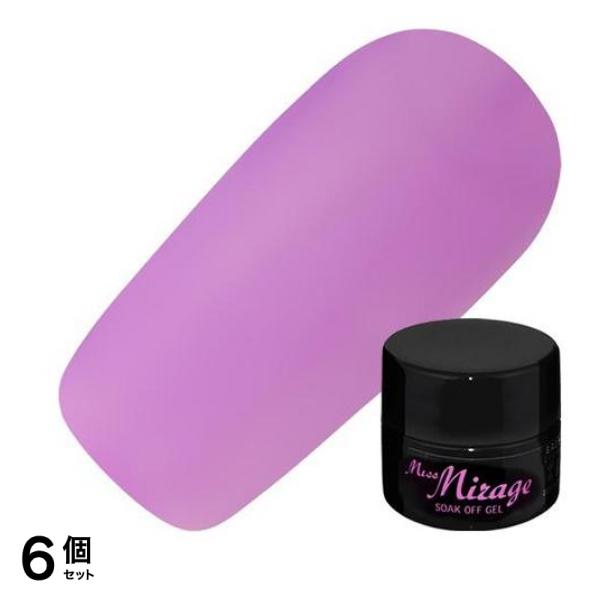 Miss Mirage(ミスミラージュ) ソークオフジェル ミルフィーユ パープル S35S 2.5g 6個セット