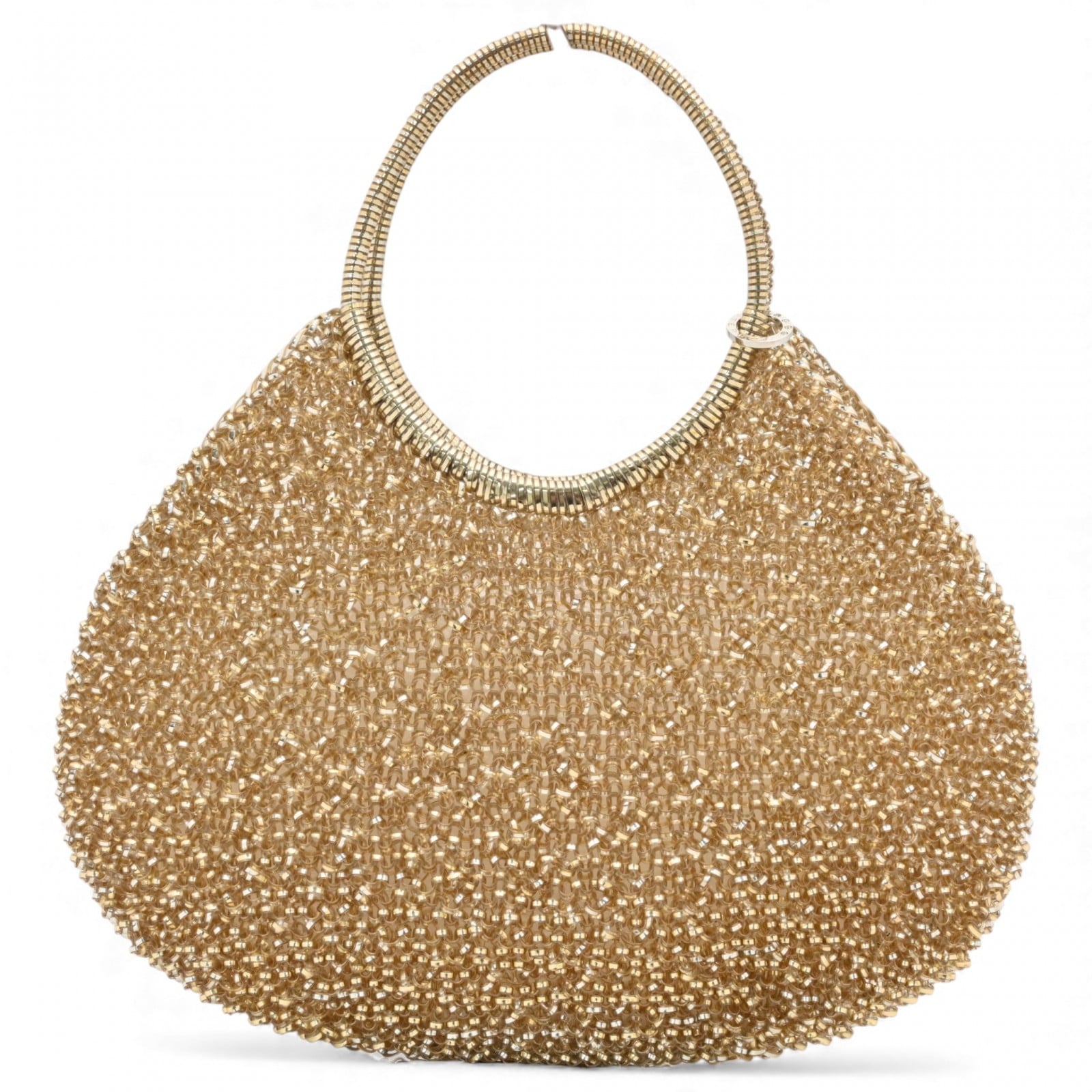 アンテプリマ ワイヤーバッグ ハンドバッグ ゴールド Aランク an9904bf