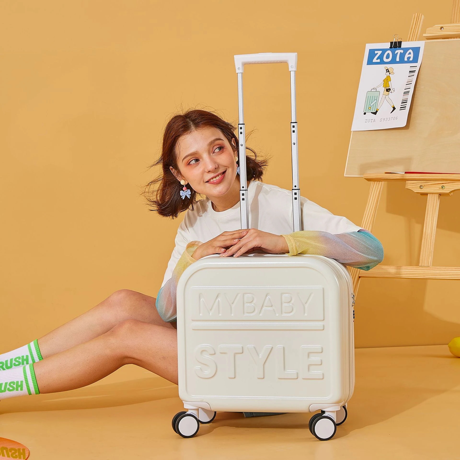 【3日で出荷】スーツケース女性小型軽量キャリーケース18インチレバーケースユニバーサルホイールパスワードトラベルケース30%までに制限