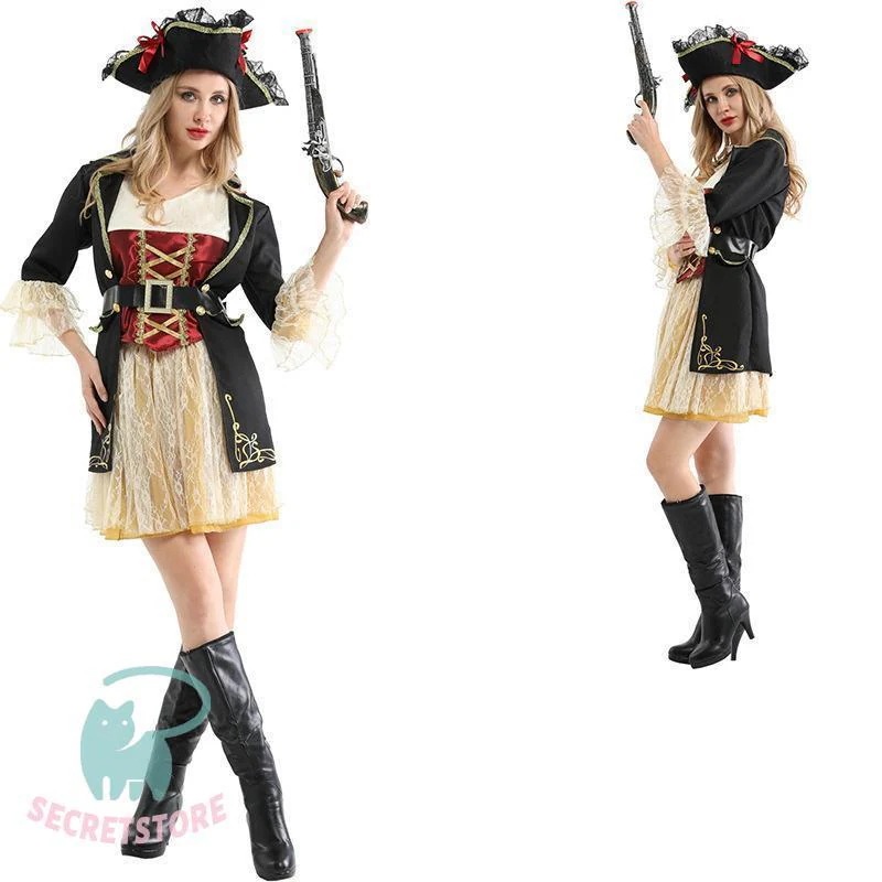 コス 海賊 パイレーツ コスチューム 仮装 衣装 コスプレ 魔女 レディース 女海賊 オブカリビアン ハロウィーン 衣装クリスマス30%までに制限