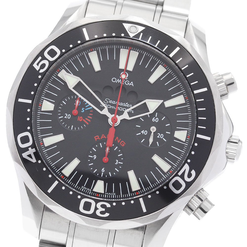 オメガ OMEGA 2569.52 シーマスター300 レーシング クロノグラフ レガッタ 自動巻き メンズ 良品 _891009【中古】