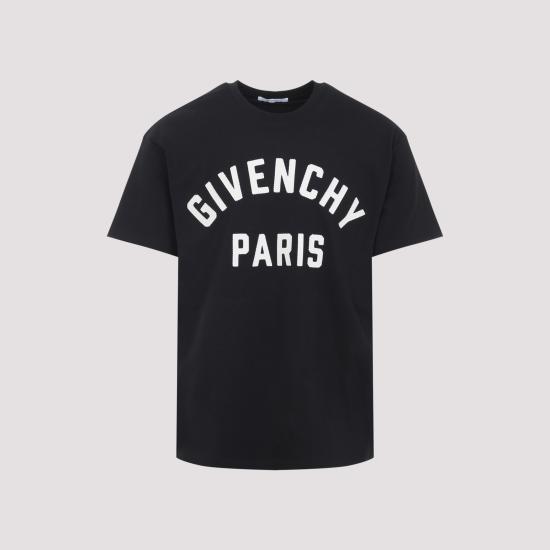 GIVENCHY Men T-Shirts BM71NK3YRS 004 BLACK WHITE