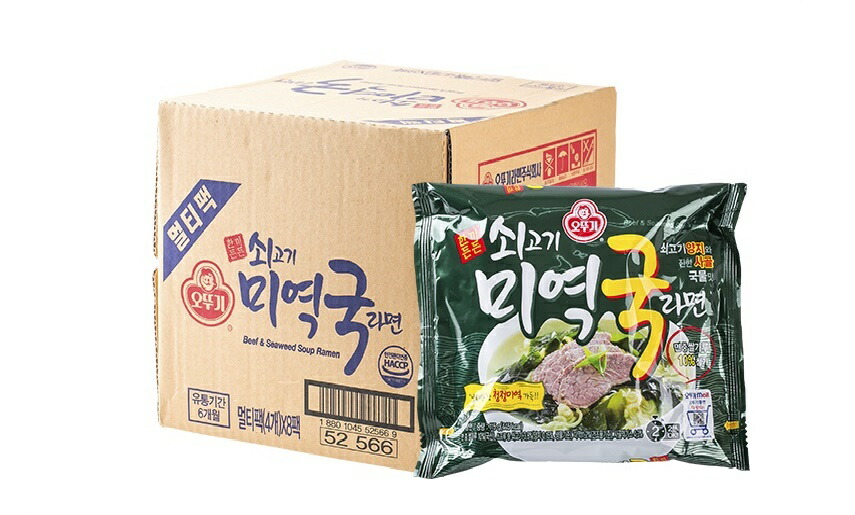 『オトギ』牛肉わかめスープラーメン【1BOX-32個】わかめラーメン　韓国食品 輸入食品　韓国食材/韓国料理/韓国お土産/韓国ラーメン/非常食/防災用/防災グッズ/インスタントラーメン/ 6,577円