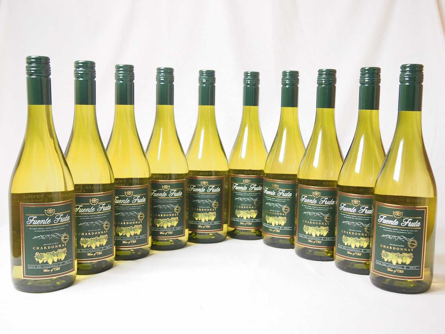10本セットチリ産白ワイン フエンテフルータ　カベルネ　 白(チリ)750ml10本