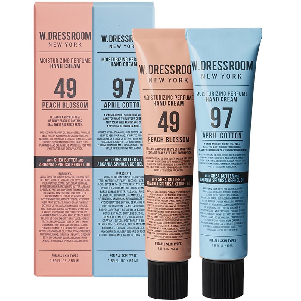 ダブルユードレスルームパピュームハンドクリーム50mlセット49ピッチブラッサム+ 97エイプリルコットン1セット