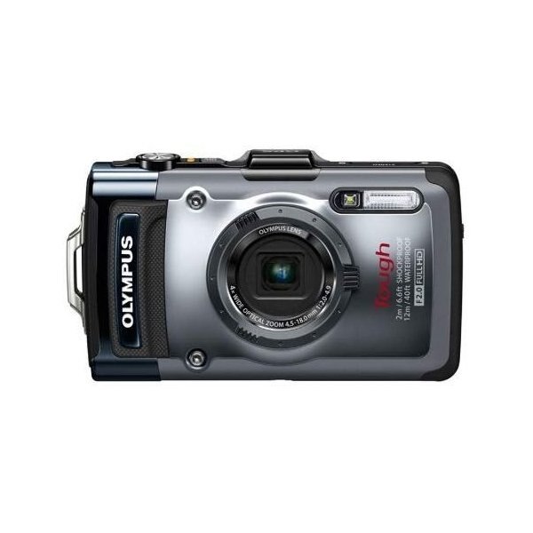 【中古】オリンパス OLYMPUS TG-1 シルバー SDカード付き