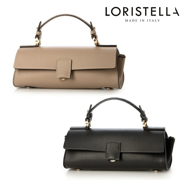 ロリステッラ loristella バッグ レザー 2WAY LORISTELLA BETH 3079 ハンドバッグ 横長 ストラップ お洒落 人気 インスタグラム ショルダーバッグ レディース お出