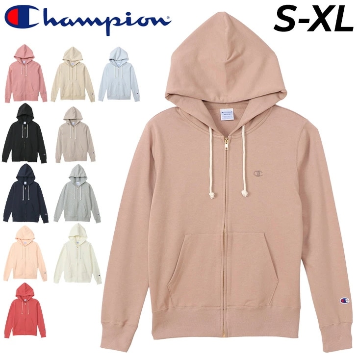 パーカー スウェット レディース フルジップ フーディ 長袖/CW-Y108