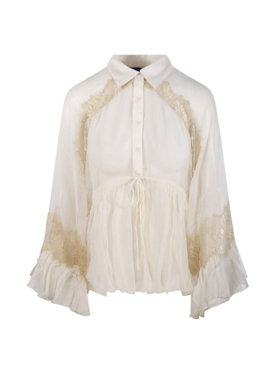 MES DEMOISELLES Women Shirts 26SDECCALA IVORY White