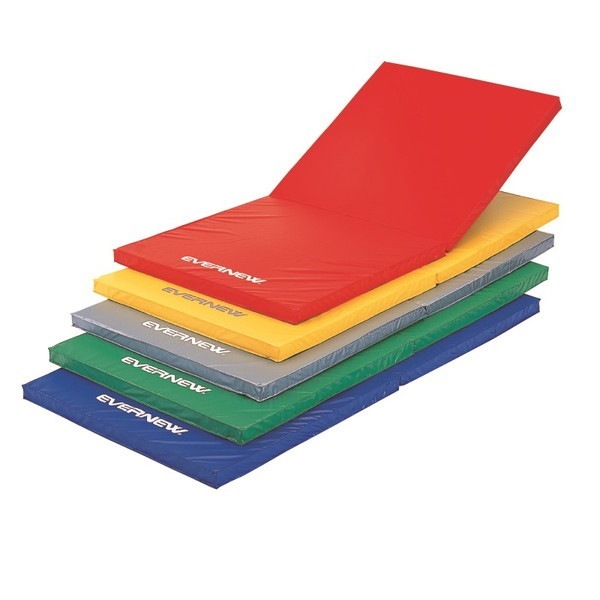 エバニュー EKM076 500 軽量折リタタミカラーマット 緑 【法人限定】 メーカー直送