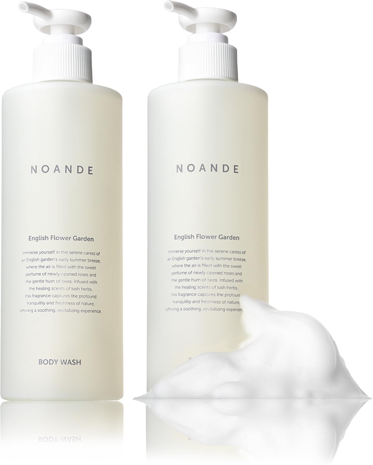 NOANDE ノアンデ 薬用ボディソープ 女性用【医薬部外品】体臭 加齢臭 背中ニキビ予防 デオドラント 高保湿 無添加 300mL 日本製 (2本セット)