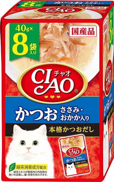 Qoo10] チャオ パウチ かつお ささみ/おかか入