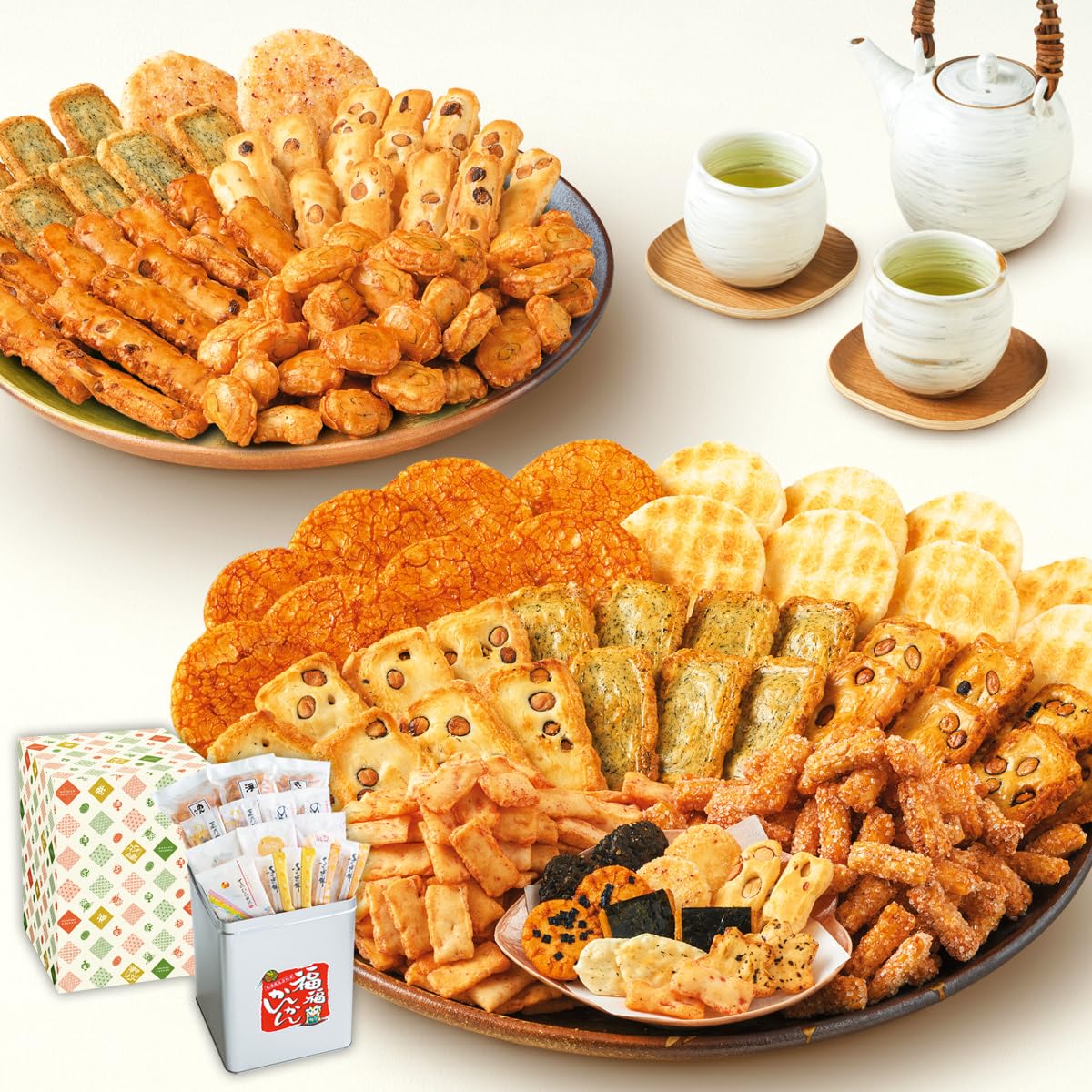 もち吉 福福かんかん スペシャル缶【82袋】