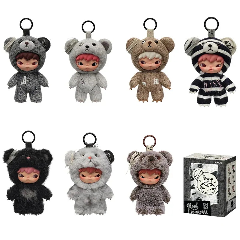 公式正規品 POP MART Hirono Road Journal シリーズ ぬいぐるみペンダント ブラインドボックス ガチャポン