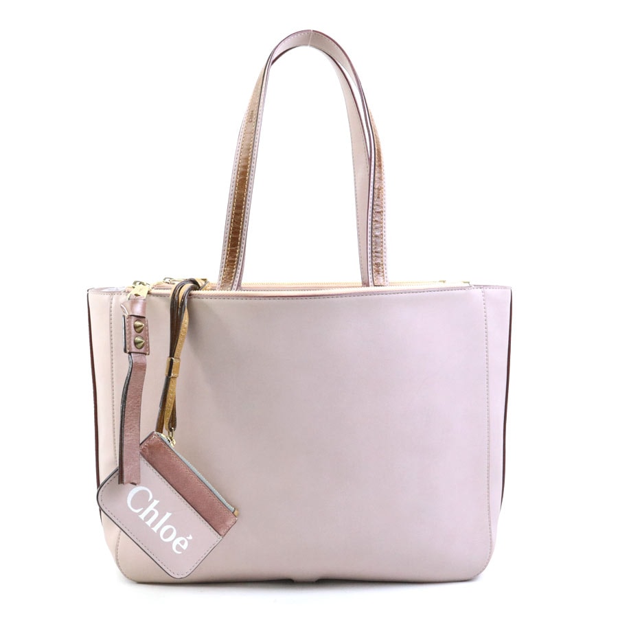 クロエ Chloe ショルダーバッグ レザー ダスティピンク レディース h31386a