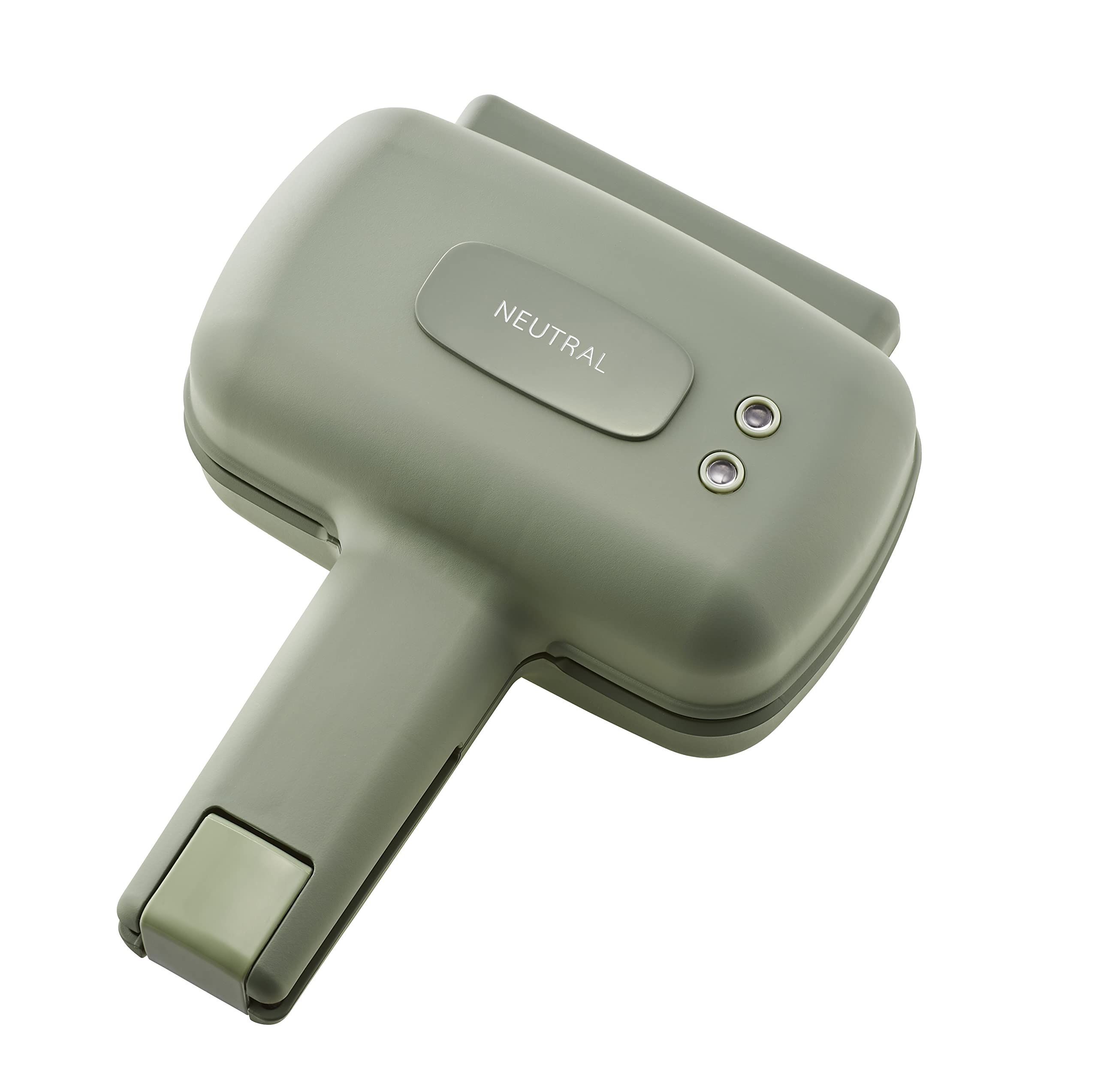 NEUTRAL ホットサンドメーカー ハーフ 1枚焼き 耳まで焼ける ひとり暮らし 食べ切りサイズ 具だくさん コンパクト グリーン NR-K-HS3-GR