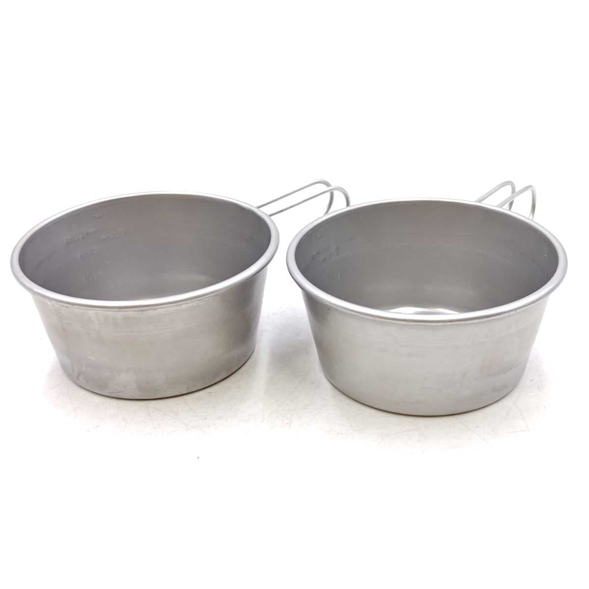 【中古】[2点セット] ROCKY CUP ロッキーカップ MADE IN USA PAT.NO.D288.884 シェラカップ 1パイント