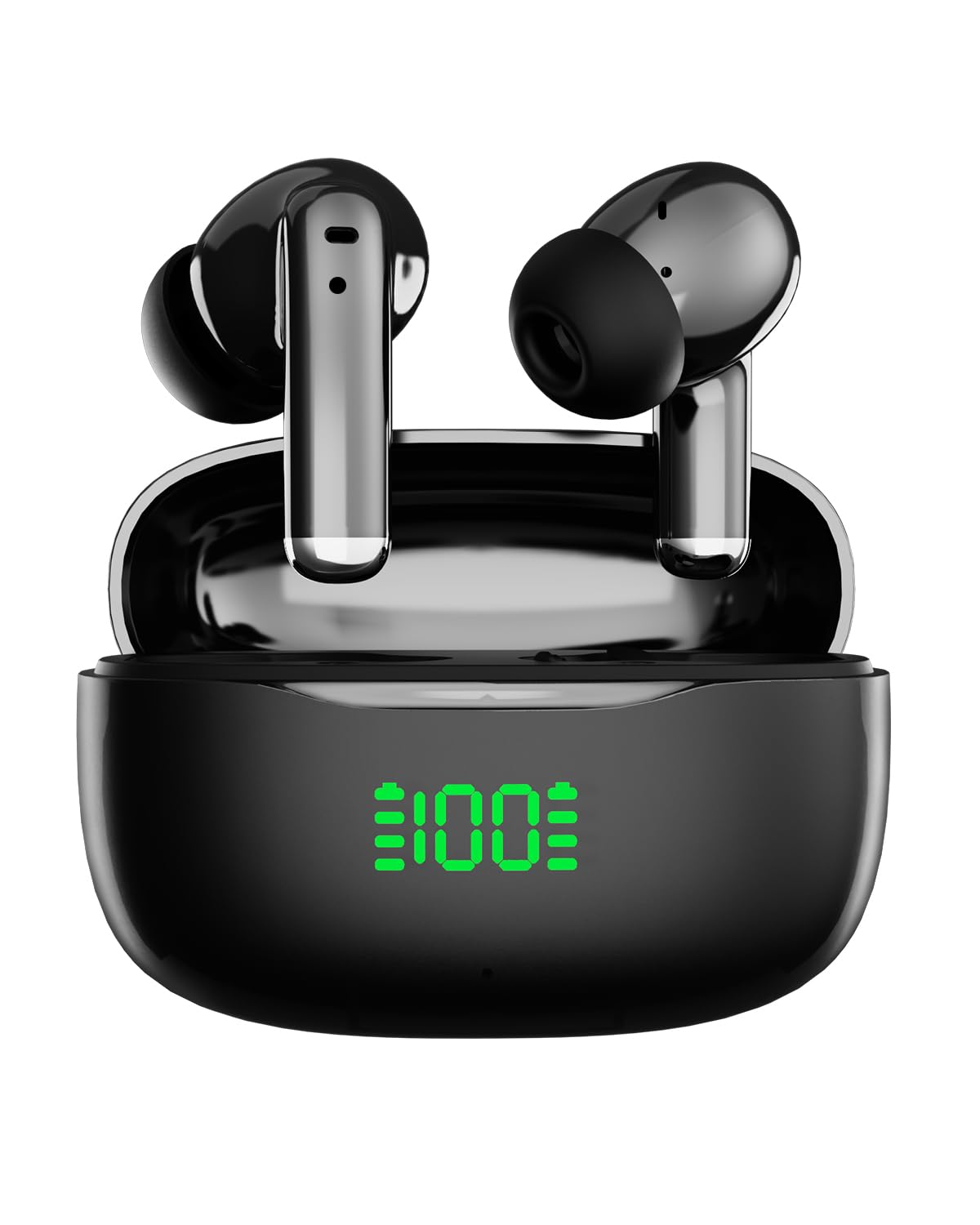 イヤホン Bluetooth ワイヤレスイヤホン 2つのシリコンマイク搭載 AIスマートENC通話IPX7防水最大70時間再生 2025最新ブルートゥースイヤホン EDR+Bluetooth5.4搭載