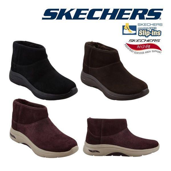 女性ブーツ ゴーウォーク アーチフィット 2.0 スリップイン 3種 SP0WSCFW021,022,023 292815