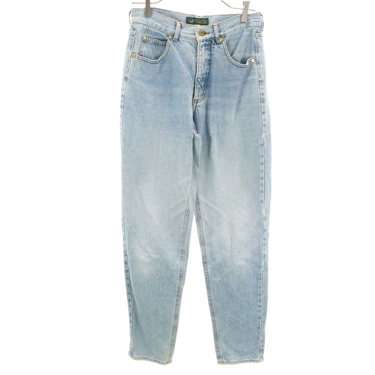 イタリア製 テーパードデニムパンツ W31 ブルー系 メンズ 古着