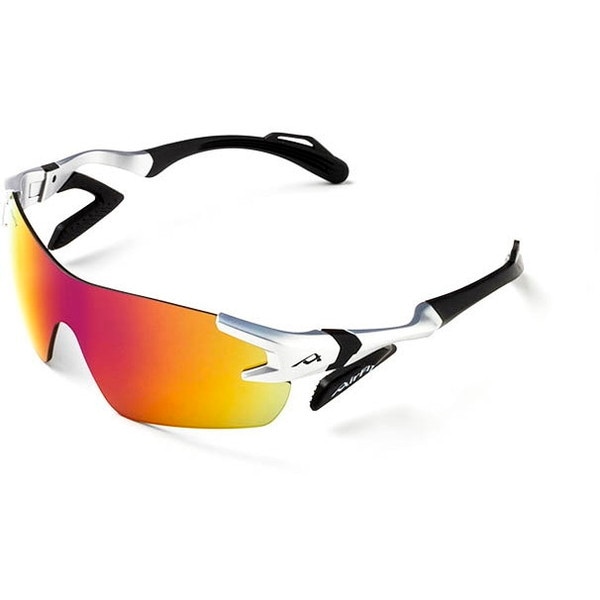 AirFly エアフライ AF301C32 スポーツサングラス (シルバー) ノーズパットレス サングラス スポーツ トレッキング ゴルフ ジゴスペック