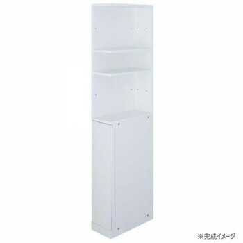 すき間にピタッと収まる 国産隙間収納ラック 幅20cmタイプ SSN-20W