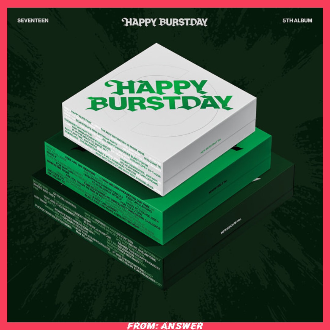 [3種1セット] SEVENTEEN 5th Album HAPPY BURSTDAY 3種