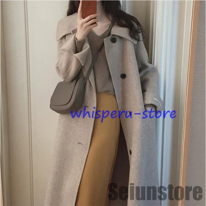 ロングコート コート ロング丈 レディース 秋 冬 40代 ラシャ トップス アウター マキシ ゆったり 着痩せ お洒落 大人 30代 体型カバー 通勤