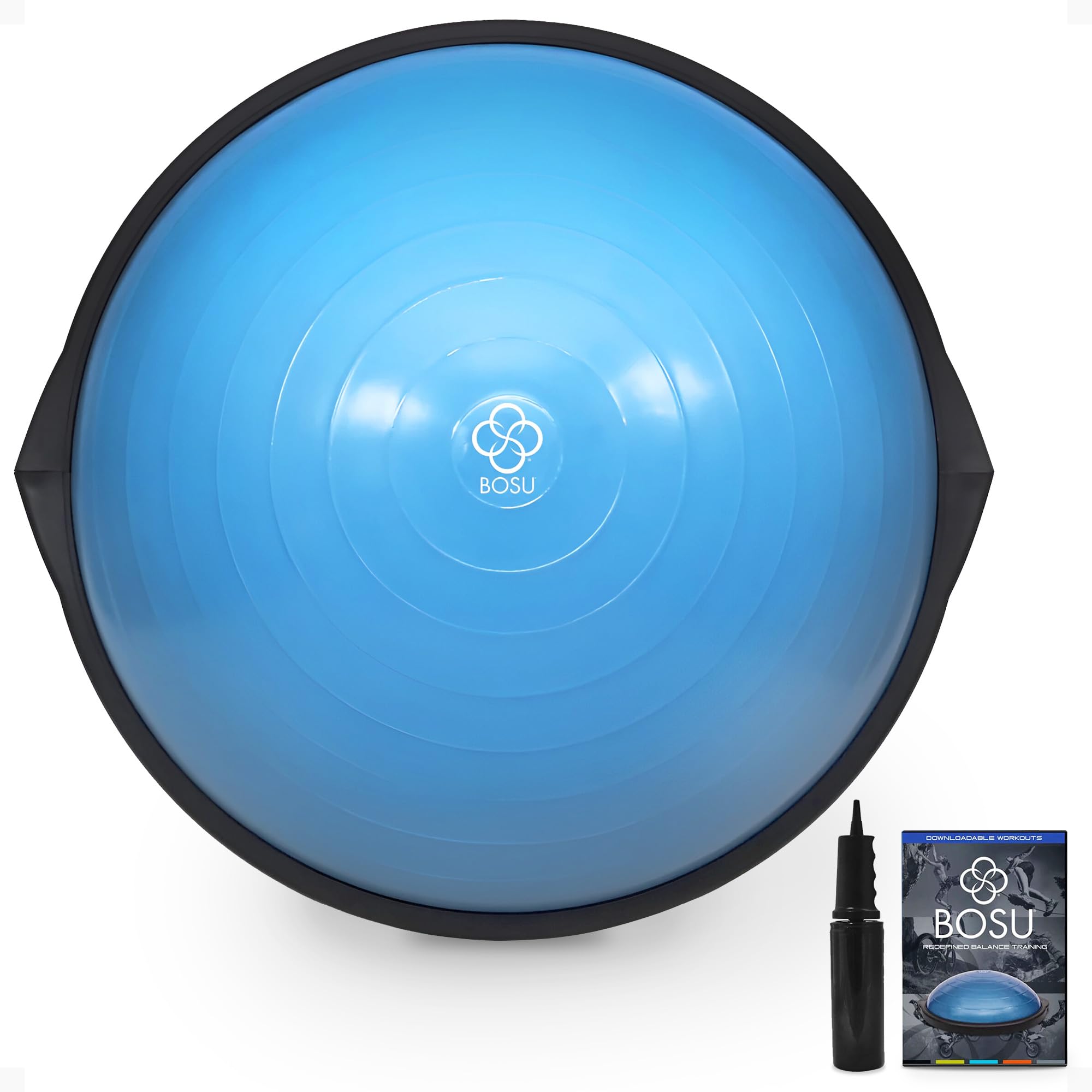 BOSU(ボス) バランストレーナー ホーム ブルー 家庭向け 直径65cm 耐荷重136kg 日本語説明書付き　１年保証 [並行輸入品]