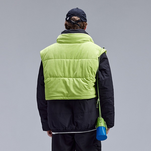 ウィンターグリーンの取り外し可能なベスト綿服セット