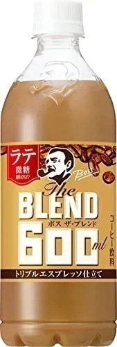サントリー ボス The BLEND 液体 ラテ微糖 コーヒー 600ml24本